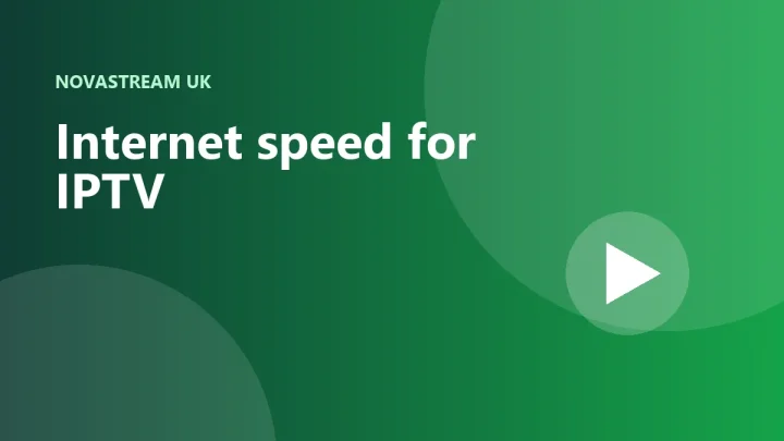 Illustration of a broadband speed gauge next to a TV